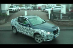 Новый BMW X4 в движении